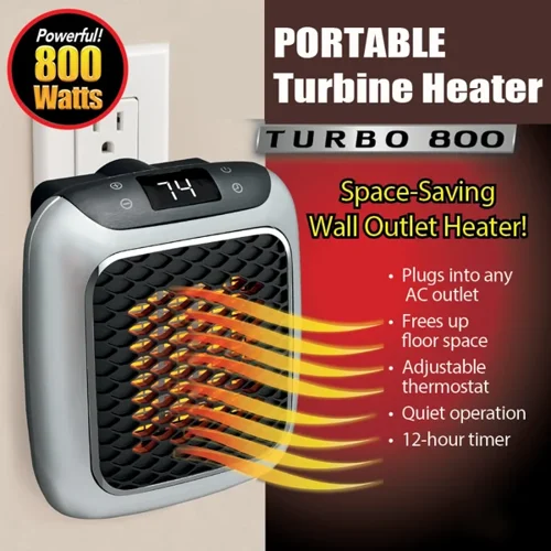 Portable turbine heater