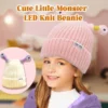 Cute Little Monster LED Knit Beanie