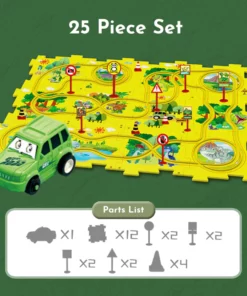 PuzzleRacer™ Kids Car Track Set