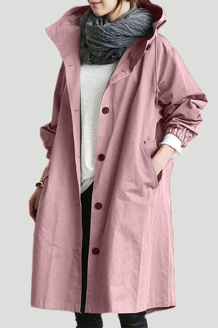 Hooded Trench Coat