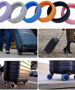 8 Pcs Luggage Compartment Wheel Protection Cover