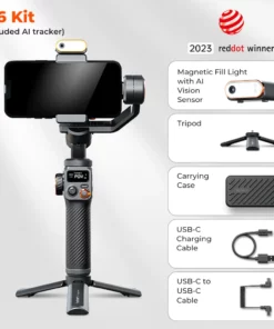 MOBILE GIMBAL M6 Kit with AI Magnetic Tracking Part