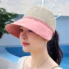 Womens large brim sun hat