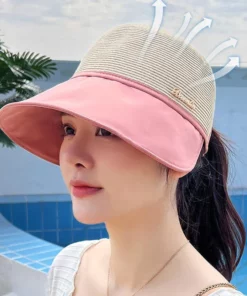 Womens large brim sun hat