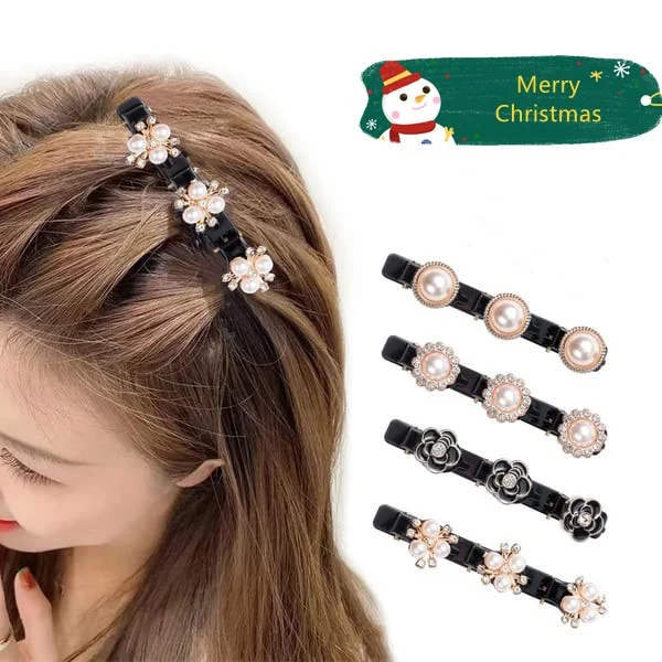 2023 New Sparkling Crystal Stone Braided Hair Clips - Image 6
