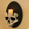 Halloween Skull Head Candle Holder