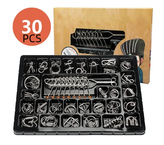 Luban Lock Educational Intellectual Toys Nine Serial Educational Toys - Image 2