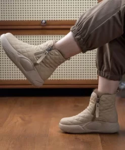 Womens Warm Thick Soled Snow Boots