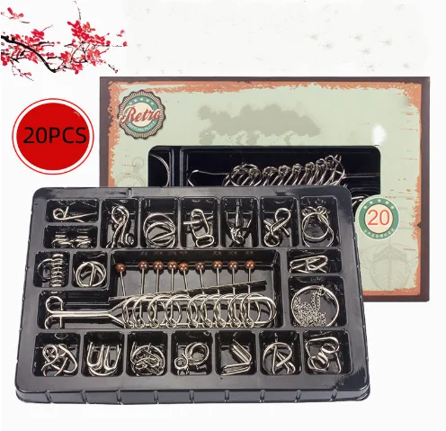 Luban Lock Educational Intellectual Toys Nine Serial Educational Toys - Image 3