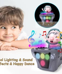 DJ Swinging Piggy Toy