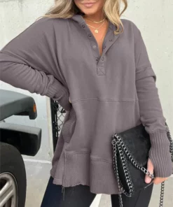 Womens Oversized Hoodie With Thumb Holes