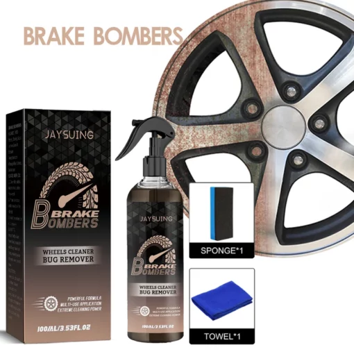 Stealth Garage Brake Bomber™ - Powerful Non-Acid Truck & Car Wheel Cleaner and Bug Remover