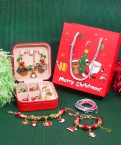 DIY Gorgeous Christmas Bracelet Set