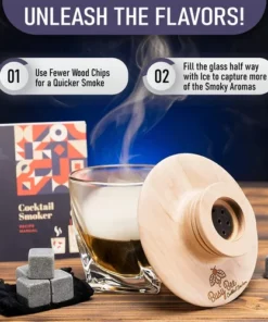 Cocktail Smoker Mixology Bartender Kit