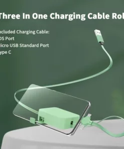 Three In One Charging Cable Roll