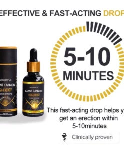 Alternative view of Giant Cannon high-energy tonic drops