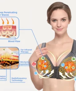 Alternative view of COLORIVER™ Radiofrequency Far Infrared Herbal Self-Heating Shaping Bra