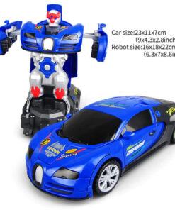 Electric Universal Deformation Police Toy Car