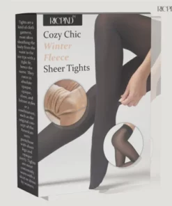 RICPIND CozyChic Winter Fleece Sheer Tights