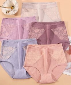 Antibakterielle Anti-Side-Leck hoher Taille Baumwolle Höschen