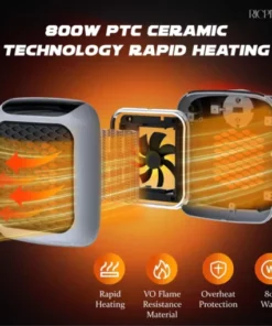 RICPIND Handy Warm Wave Plug-In Heater
