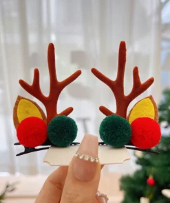 Rentiergeweih Weihnachten Haarspange
