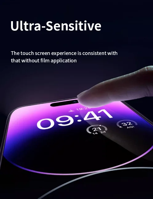 [20 seconds to install phone tempered film] Auto Alignment Kit Screen Protector Compatible iPhone