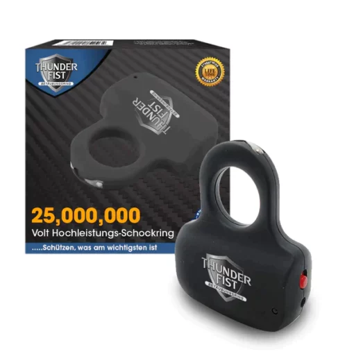 Fivfivgo ThunderFist 25.000.000 Volt Hochleistungs-Schockring