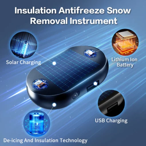Removal PRO Solar Electromagnetic Molecular Interference Freeze and Snow Remover