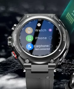 Smartwatch mit Kopfhörern