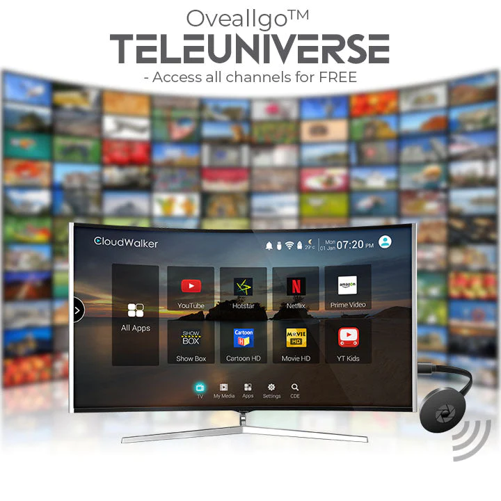 Oveallgo TeleUniverse MASTER  Access all channels  Ľ Ľ