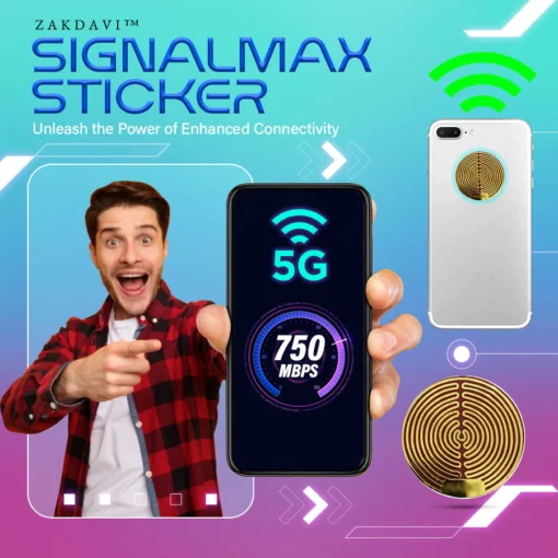 Zakdavi SignalMax Sticker  Power of Enhanced Connectivity