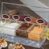 Ice Chilled Condiment Tray-4 Removable Compartments-Lid