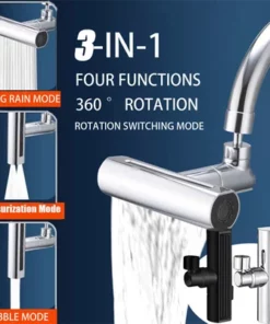 Splash Proof Waterfall Kitchen Faucet
