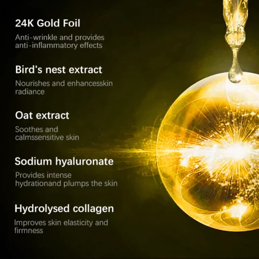 LIMETOW™ 24k-ko urrezko proteina disolbagarriak altxatzeko hari multzoa - 5. irudia