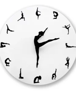 Charming Ballerina Wall Clock