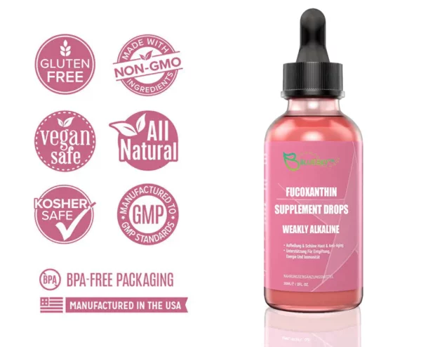 Morning Light Fucoxanthin Skin Firming Accelerating Fat Burning Supplement Drops - Image 4