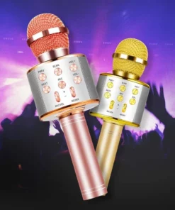Wireless Bluetooth 3-In-1 Karaoke Mic Speaker