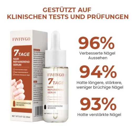 Fivfivgo 7 Tage Maximale Strke Nagel-Reparatur-Serum