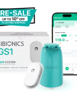 Alternative view of GS1 Continuous Glucose Monitoring (CGM) System