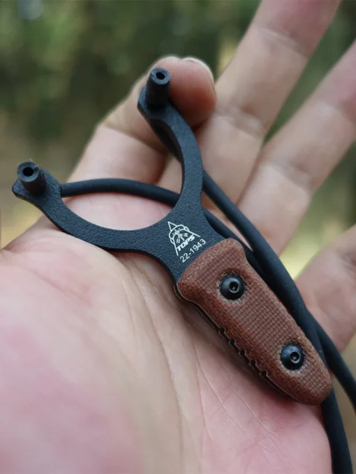 Outdoor Camping High Carbon Steel Mini Slingshot Tool