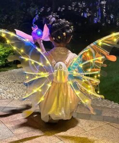 Electric Butterfly Wings With Music Lights