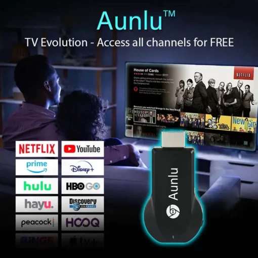 Aunlu™ TV Streaming Device – Access All Channels for Free