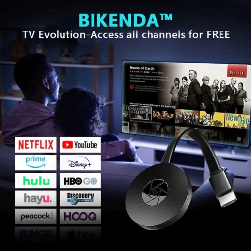 Bikenda™ TV-Streaming-Gerät – Zugriff auf alle Kanäle kostenlos – keine monatliche Gebühr