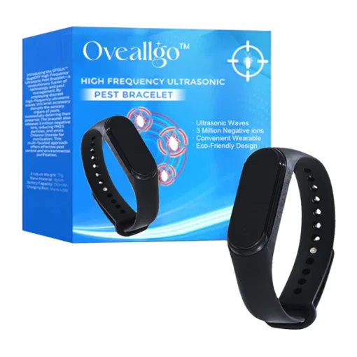 Oveallgo High Frequency UltraSonic Bugs Repel Bracelet