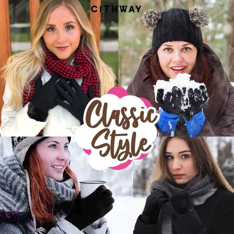 Cithway™ slatke pahuljaste ženske rukavice od antilopa - Slika 9
