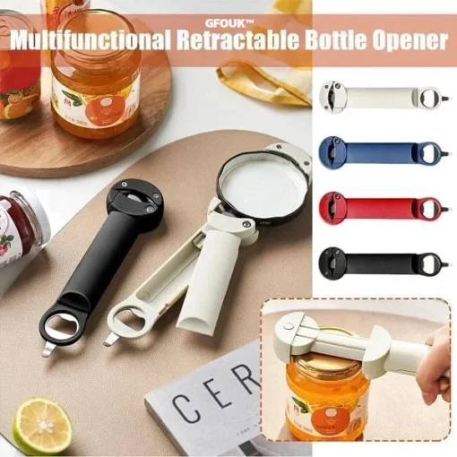 GFOUK Multifunctional Retractable Bottle Opener