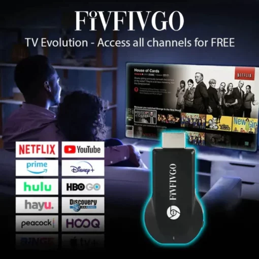 Fivfivgo™ Mini TV Streaming-Gerät – Zugang zu allen Kanälen kostenlos