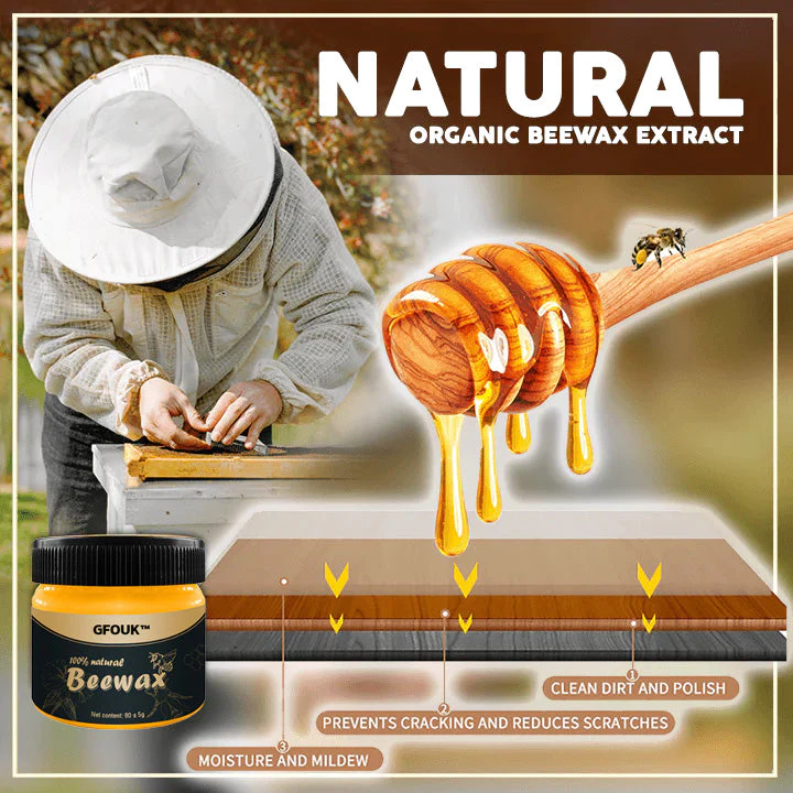 GFOUK Wood Polishing Beeswax(80g) 