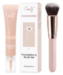 Ceoerty™ FlawlessFinish Foundation & Brush Set